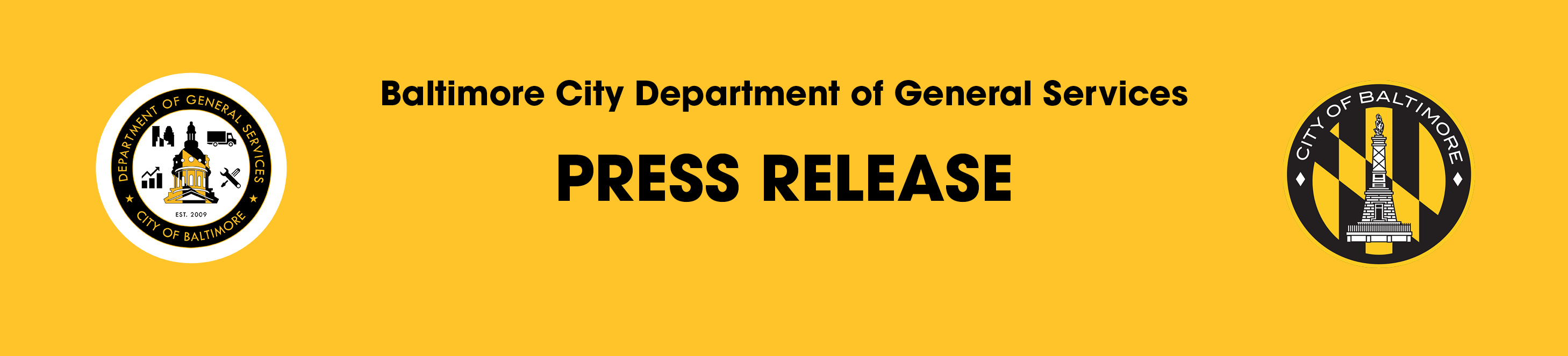 Department of General Service Press Release Banner Graphic